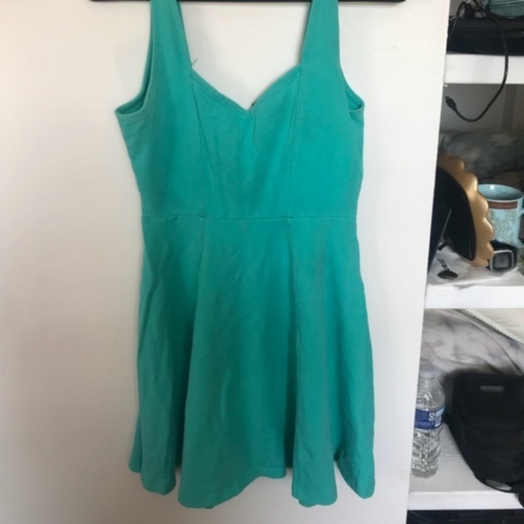 SALE: 5/25$ // Express // Teal Skater Dress - Picture 2 of 3